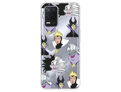 Funda Para Realme Narzo 30 5G Oficial De Disney Villanas Patrón - Villanas Disney