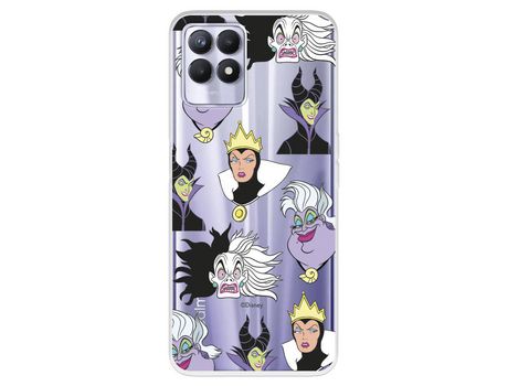 Funda Para Realme C11 2021 Oficial De Disney Villanas Patrón - Villanas Disney