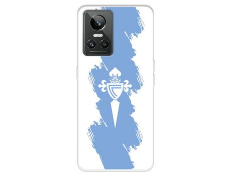 Funda Para Realme Gt Neo 3 Del Rc Celta Escudo Trazo Azul - Licencia Oficial Rc Celta