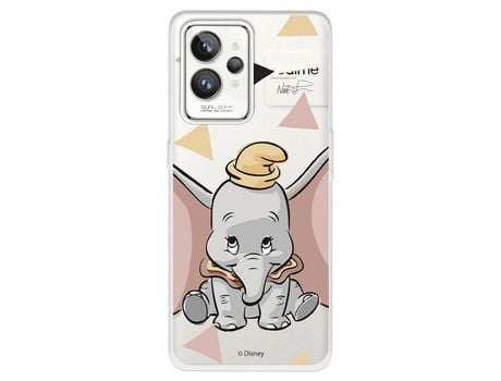 Funda Para Realme Gt 2 Pro Oficial De Disney Dumbo Silueta Transparente - Dumbo