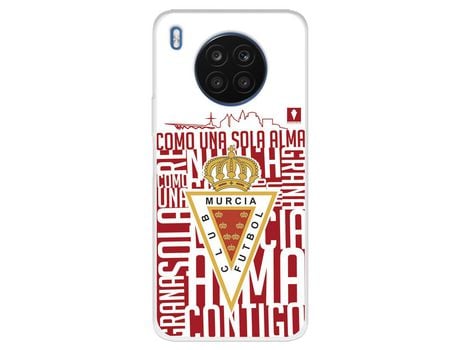 Funda Para Huawei Honor 50 Lite Del Real Murcia Escudo Fondo Blanco - Licencia Oficial Real Murcia