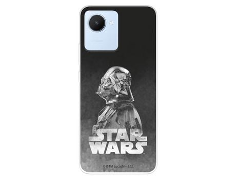 Funda Para Realme C30 Oficial De Star Wars Darth Vader Fondo Negro - Star Wars