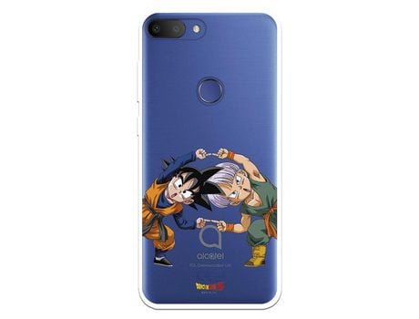 Funda Para Alcatel 1S 2019 Oficial De Dragon Ball Goten Y Trunks Fusión - Dragon Ball