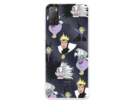 Funda Para Alcatel 1S 2021 Oficial De Disney Villanas Patrón - Villanas Disney