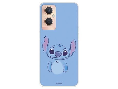 Funda Para Oppo A96 5G Oficial De Disney Stitch Azul - Lilo & Stitch