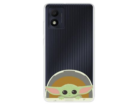 Funda Para Alcatel 1B 2022 Oficial De Star Wars Baby Yoda Sonrisas - The Mandalorian