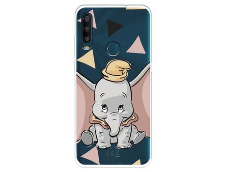 Funda Para Alcatel 1Se 2020 Oficial De Disney Dumbo Silueta Transparente - Dumbo