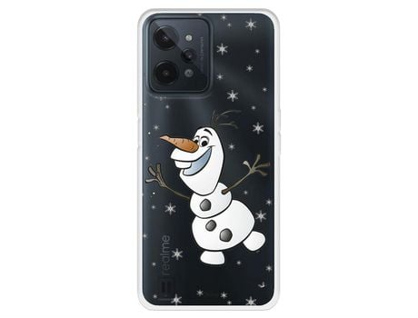 Funda Para Realme C31 Oficial De Disney Olaf Transparente - Frozen