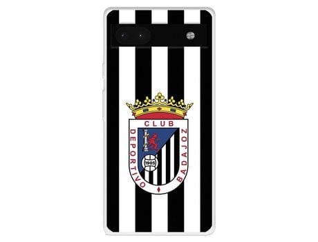 Funda Para Google Pixel 6A Del Club Deportivo Badajoz Escudo Blanquinegro - Licencia Oficial Club Deportivo Badajoz