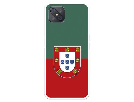 Funda Para Oppo Reno4 Z 5G Del Federación Portuguesa De Fútbol Bicolor - Licencia Oficial Federación Portuguesa De Fútbol