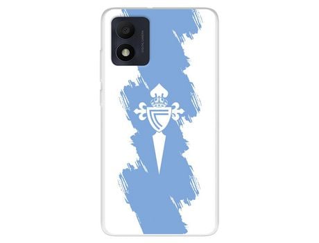 Funda Para Alcatel 1B 2022 Del Rc Celta Escudo Trazo Azul - Licencia Oficial Rc Celta