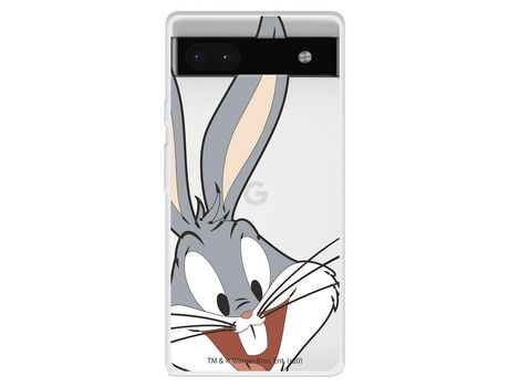 Funda Para Google Pixel 6A Oficial De Warner Bros Bugs Bunny Silueta Transparente - Looney Tunes