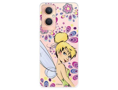 Funda Para Oppo A96 5G Oficial De Disney Campanilla Flores - Peter Pan