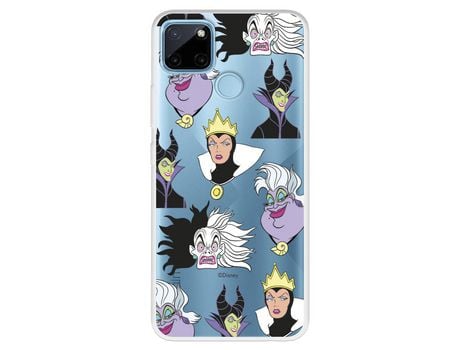 Funda Para Realme C21Y Oficial De Disney Villanas Patrón - Villanas Disney