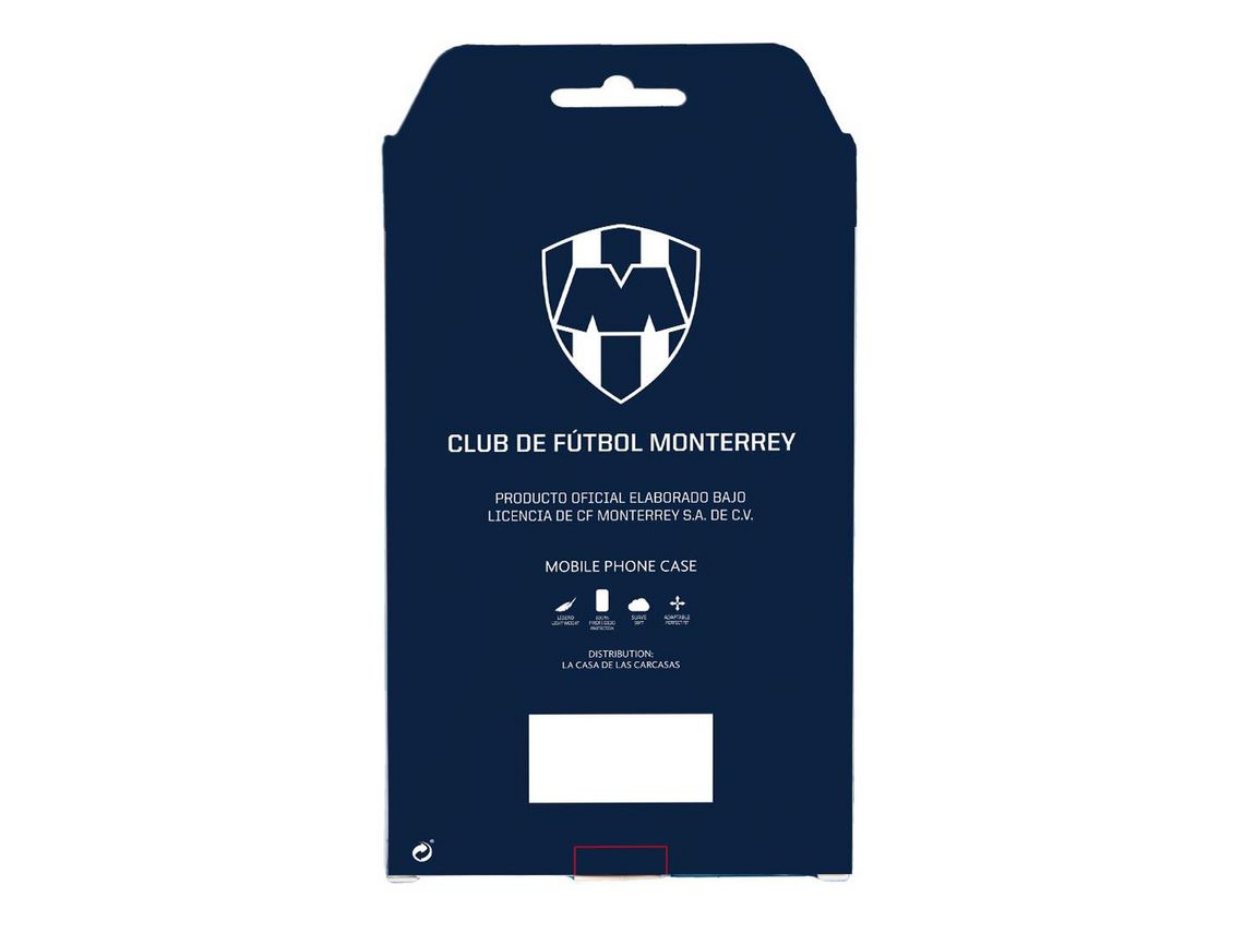 Funda Para Bq Aquaris C Del Club De Fútbol Monterrey Rayas - Escudo -  Licencia Oficial Club De