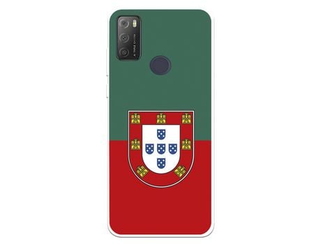 Funda Para Alcatel 1S 2021 Del Federación Portuguesa De Fútbol Bicolor - Licencia Oficial Federación Portuguesa De Fútbol