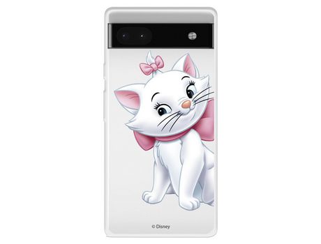 Funda Para Google Pixel 6A Oficial De Disney Marie Silueta - Los Aristogatos