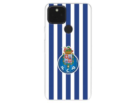 Funda Para Google Pixel 5A Del Fútbol Club Oporto Escudo Rayas - Licencia Oficial Fútbol Club Oporto