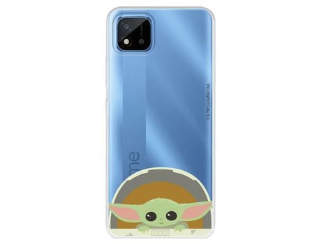 Funda Para Realme 8I Oficial De Star Wars Baby Yoda Sonrisas - The Mandalorian