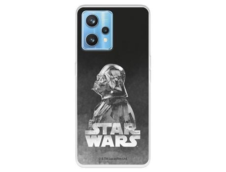 Funda Para Realme 9 Pro+ Oficial De Star Wars Darth Vader Fondo Negro - Star Wars