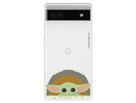 Funda Para Google Pixel 6A Oficial De Star Wars Baby Yoda Sonrisas - The Mandalorian