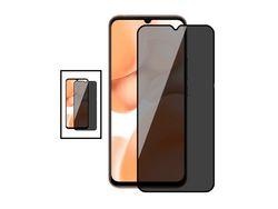 PHONECARE Kit 2 Protector de Pantalla de Cristal Anti-Spy para Xiaomi Redmi 11 Prime 5G Transparente/Negro