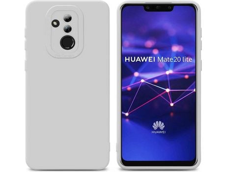 Funda para Huawei Mate 20 Lite, funda de piel Oxford con tapa trasera de  TPU suave con imán para Huawei Mate 20 Lite