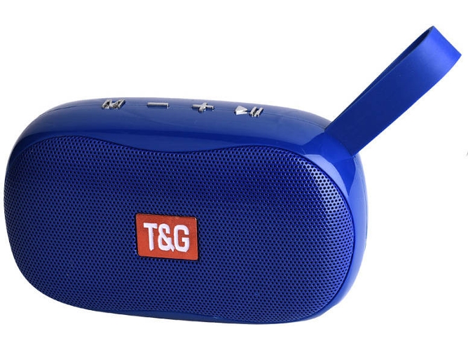 Altavoz Bluetooth RITTEREC TG173 (Azul - 5 W - Alcance: hasta 10 m)