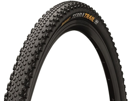 Cubierta CONTINENTAL Terra Trail Shieldwall Puregrip Tubeless Plegable Marron (27.5x1.75 cm - Negro)