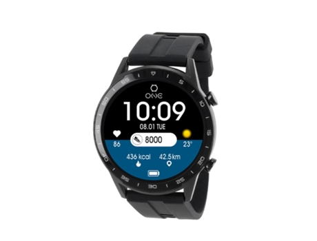 Smartwatch ONE Men Forceful Black SilicONE