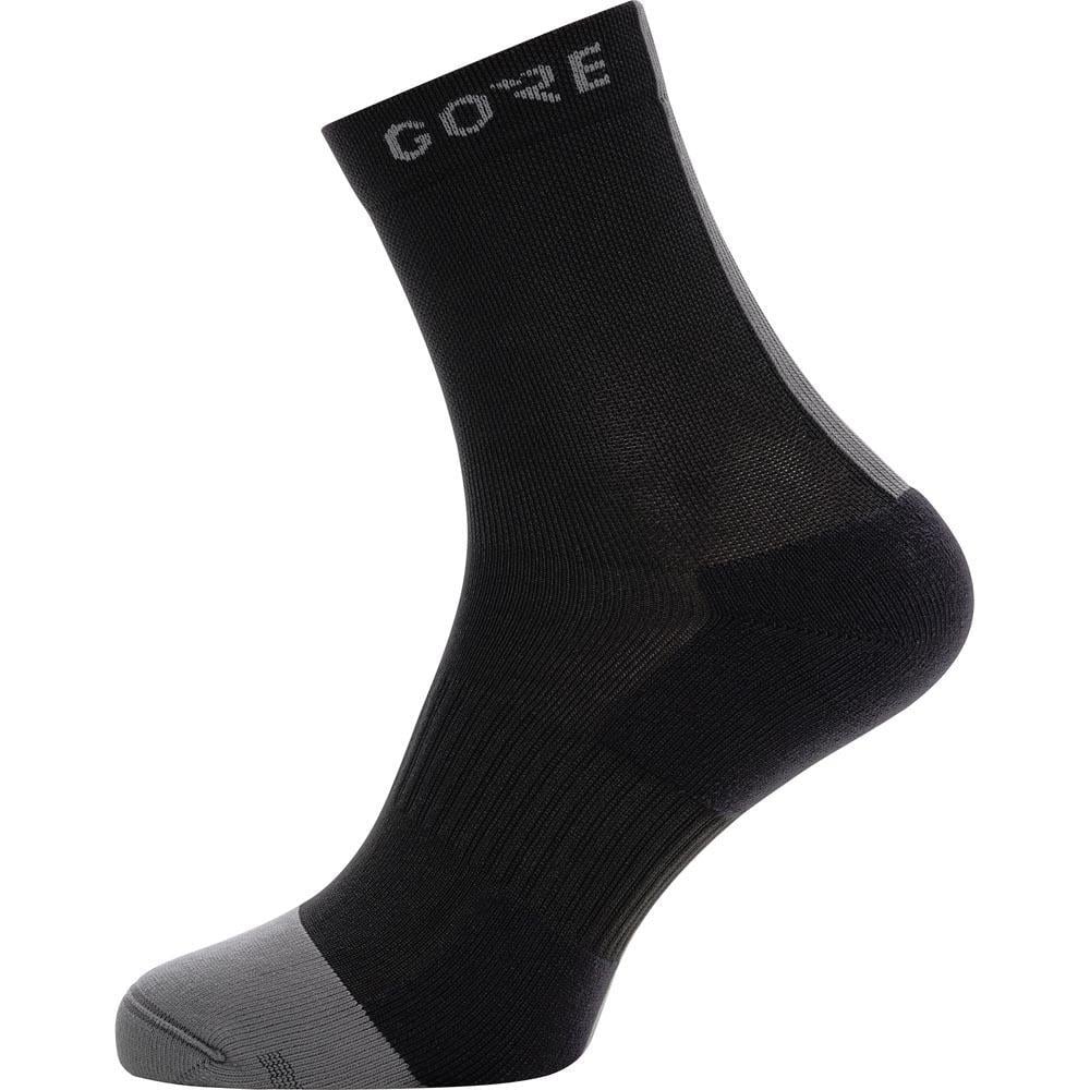 Gore Wear Calcetines medianos unisex adulto pack de 1 para hombre mid negro ciclismo 38 40