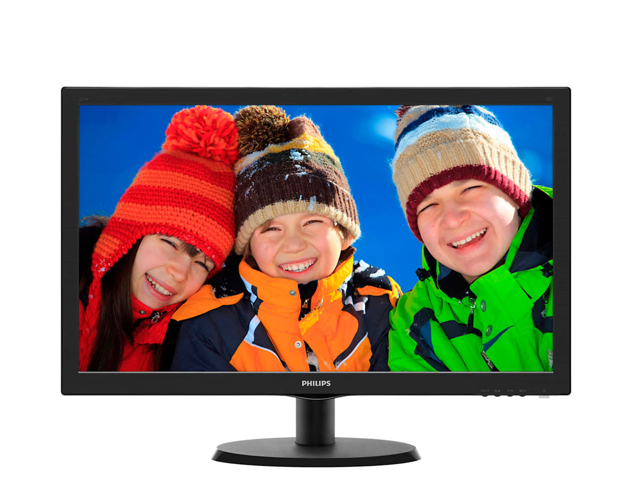 Monitor PHILIPS 223V5LSB2/10 (22'' - Full HD - LED VA)