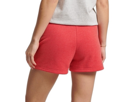 Pantalones Cortos para Mujer SUPERDRY (XL - Algodón - Rojo)