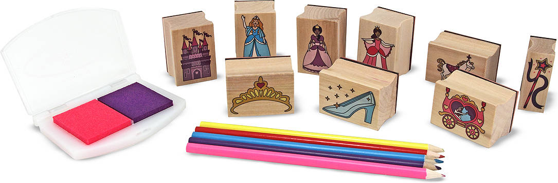 Septiembre Sellos Princess 12418 melissa doug juego de