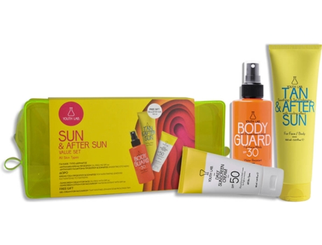 Kit Protector Solar Cuerpo y Rostro YOUTH LAB Total Suncare (50 ml + 150 ml + 200 ml)