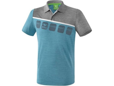 Polo para Niño ERIMA 5-C Azul, Gris para Multideportes (12 años)