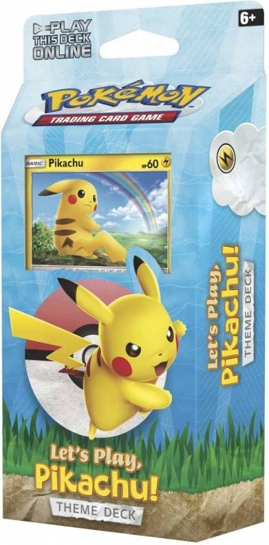 Pok80615 Tcg Lets play pikachueevee theme deck uno al azar varios colores colormodelo surtido juego cartas pokemon pkm edad 6