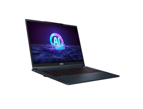 Laptop MSI Stealth 16 AI Studio A1VGG-046XES (Azul - 16 GB RAM - 32 GB RAM - 1 TB SSD - 16 - Qwerty Español - Intel - Nvidia Geforce RTX 4070)