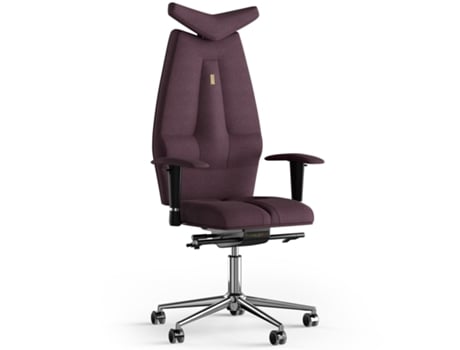 Silla de Oficina KULIK SYSTEM Tejido a Jato Azur (Violeta -130x50x50cm)