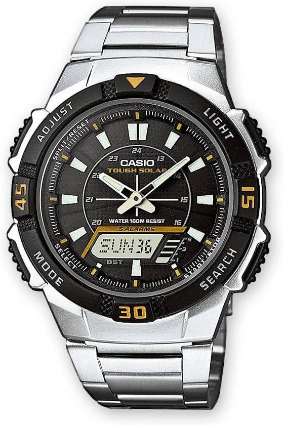 Reloj CASIO Hombre (Acero y Resina - Plateado)