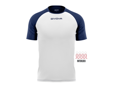 Camiseta de Niños para Fútbol GIVOVA Azul (2XS)