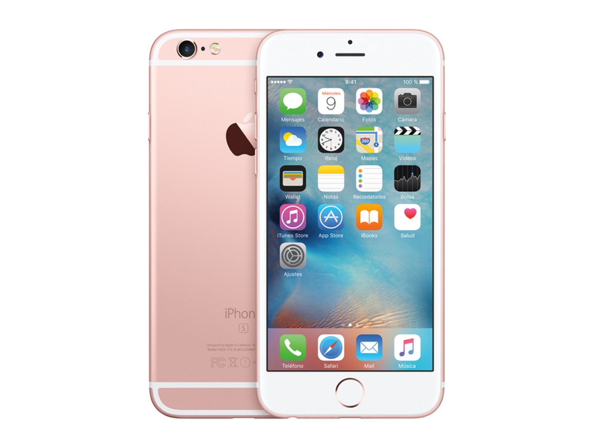 Apple Iphone 6s 16gb dorado rosa 4g lte advanced 16 tdscdma umts gsm inteligente smartphone 4.7 de con red pantalla retina 4 7