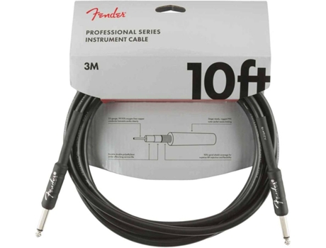 Fender Professional Series cable de transmisión 3 color negro guitarra proffesional para instrumentos jackjack