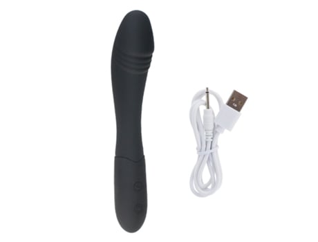 Vibrador impermeable de silicona de 10 modos para mujer (negro) VEANXIN