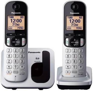 Telefóno Duo PANASONIC KX-TGC212SPS Plateado