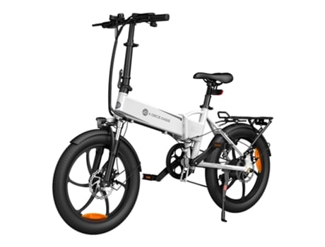 Bicicleta Eléctrica Plegable Urbana ADO A20 Xe 20 Pulgadas Blanco Autonomía 80 Km Velocidad Máxima: 25 Km/H