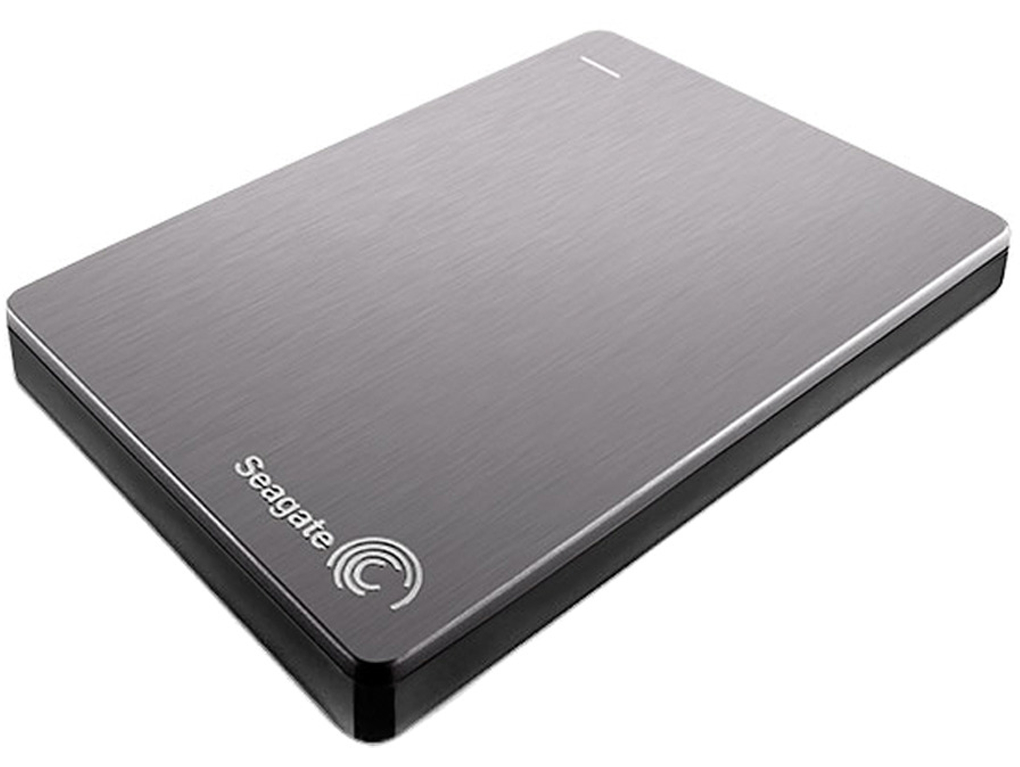 Disco HDD Externo SEAGATE Backup Plus Slim (Plata - 2 TB - USB 3.0)