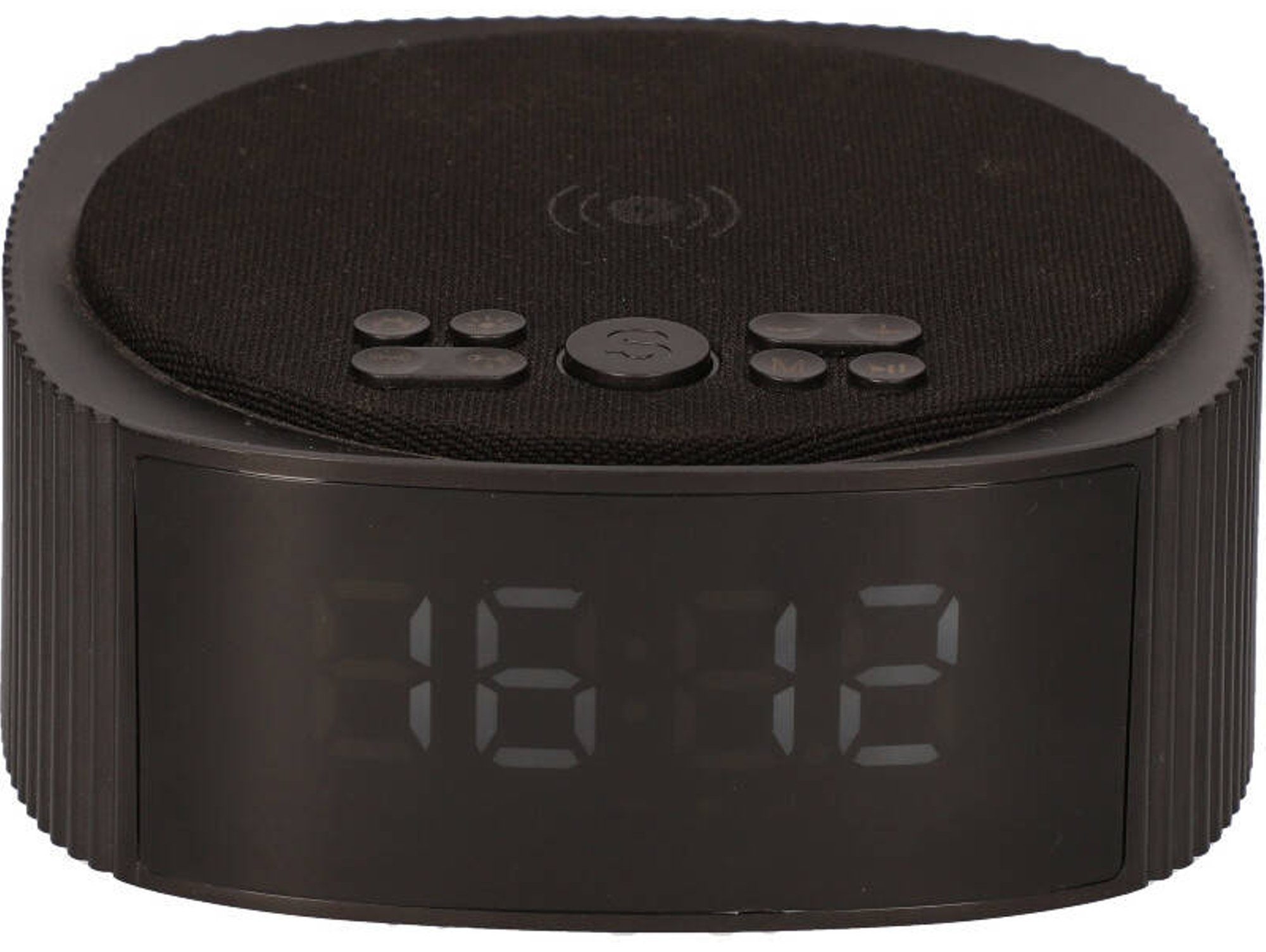 Despertador Cargador Inalambrico altavoz alarma y radio ksix 10w bluetooth con fm clock 2 wireless qi charger. digital doble color negro 3