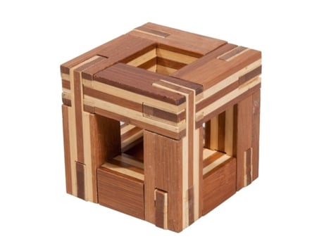 Puzzle FRIDOLIN (Madera - Marrón - 9 x 9 x 9 cm)