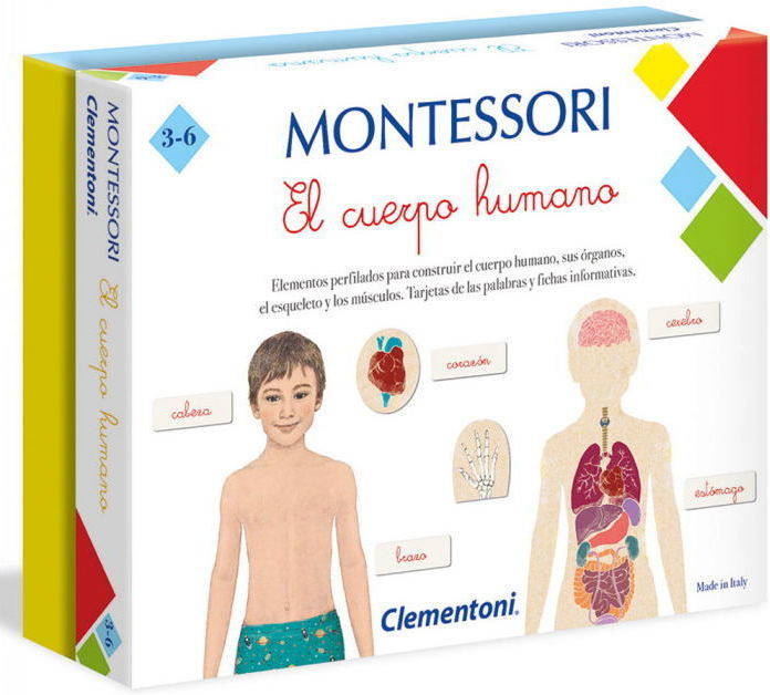 Juego Educativo CLEMENTONI Montessori - El Cuerpo Humano